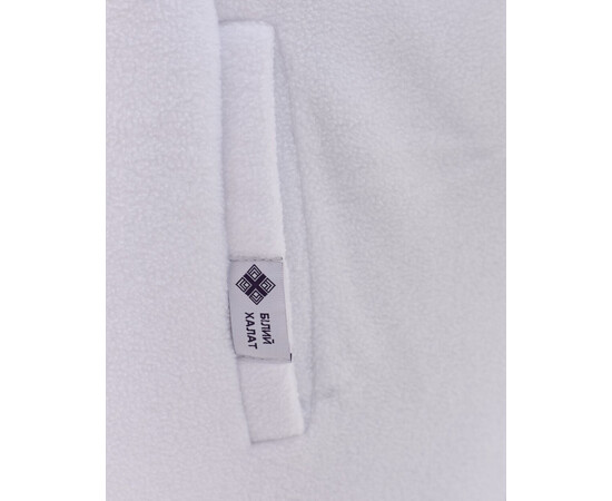 Зображення 4 Медична кофта жіноча флісова Фінляндія біла +SIZE р. 60, "БІЛИЙ ХАЛАТ" 608-324-881, Розмір: 60, Цвет: білий