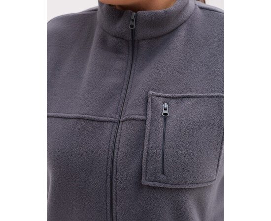 Зображення 5 Медична жилетка жіноча флісова Говерла темно-сіра +SIZE р. 64-66, "БІЛИЙ ХАЛАТ" 602-408-881, Розмір: 64-66, Цвет: темно-сірий