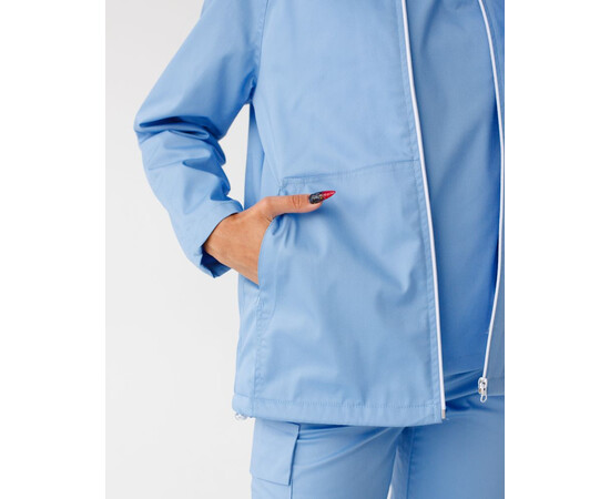 Зображення 7 Медична куртка жіноча Атланта блакитна р. 48-50, "БІЛИЙ ХАЛАТ" 522-333-842, Розмір: 48-50, Цвет: блакитний