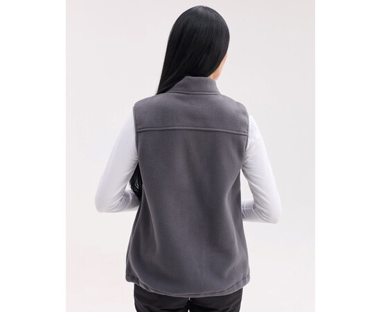 Изображение 3 Медицинская жилетка женская флисовая Говерла темно-серая р. 44-46, "БЕЛЫЙ ХАЛАТ" 601-408-881, Размер: 44-46, Цвет: темно-серый