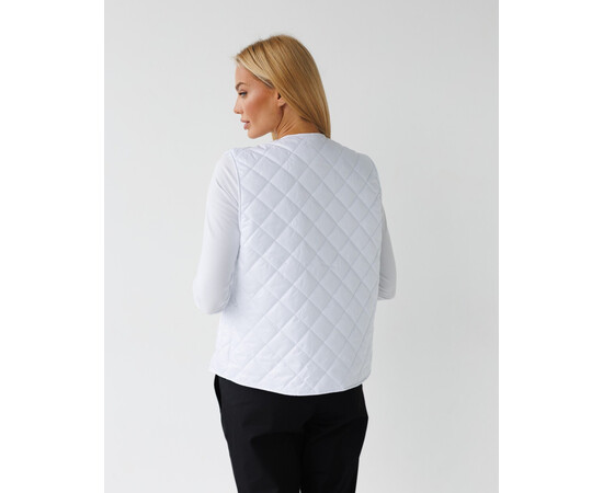 Зображення 6 Медична утеплена жилетка жіноча Осло біла р. 56-58, "БІЛИЙ ХАЛАТ" 521-324-679, Розмір: 56-58, Цвет: білий