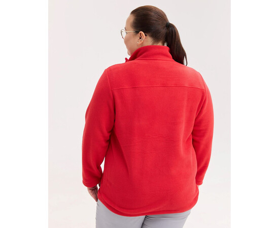 Зображення 4 Медична кофта жіноча флісова Фінляндія червона +SIZE р. 58, "БІЛИЙ ХАЛАТ" 608-434-881, Розмір: 58, Цвет: червоний