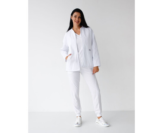Зображення 3 Медична куртка жіноча Атланта біла р. 40-42, "БІЛИЙ ХАЛАТ" 522-324-842, Розмір: 40-42, Цвет: білий