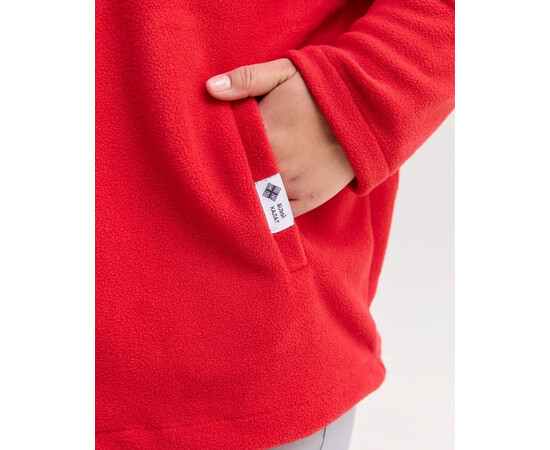 Зображення 6 Медична кофта жіноча флісова Фінляндія червона +SIZE р. 58, "БІЛИЙ ХАЛАТ" 608-434-881, Розмір: 58, Цвет: червоний