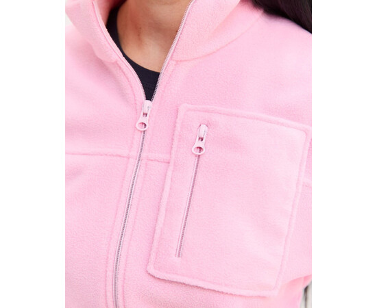 Изображение 5 Медицинская кофта женская флисовая Финляндия розовая р. 52, "БЕЛЫЙ ХАЛАТ" 607-337-881, Размер: 52, Цвет: розовый