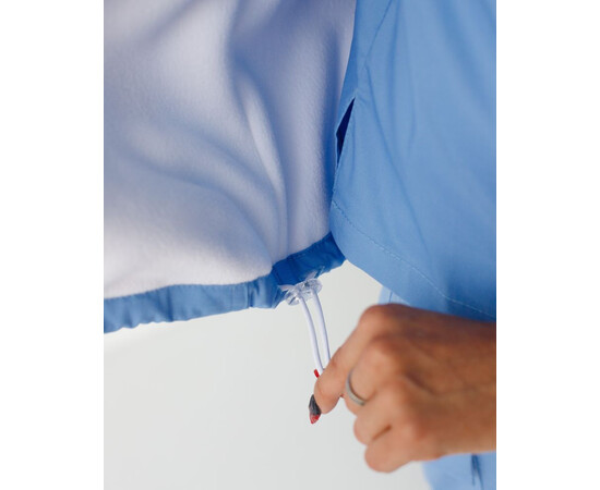 Изображение 2 Женская медицинская куртка Атланта голубая р. 56-58, "БЕЛЫЙ ХАЛАТ" 522-333-842, Размер: 56-58, Цвет: голубой