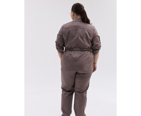 Изображение 5 Женский медицинский костюм Кейптаун какао +SIZE р. 64, "БЕЛЫЙ ХАЛАТ" 585-521-679, Размер: 64, Цвет: какао