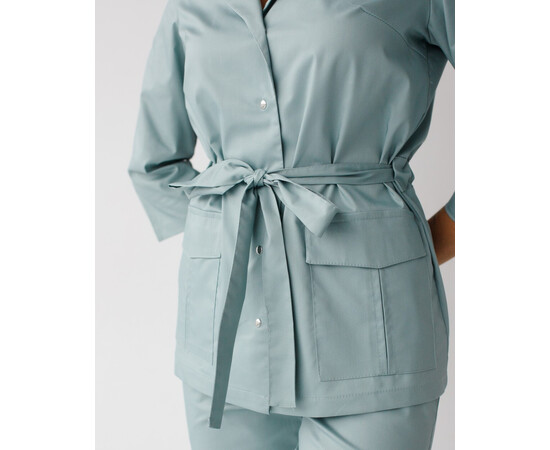 Зображення 5 Медичний костюм жіночий Кейптаун світло-м'ятний р. 52, "БІЛИЙ ХАЛАТ" 523-440-679, Розмір: 52, Цвет: світло-м'ятний