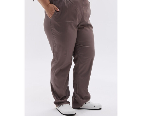 Зображення 2 Медичний костюм жіночий Кейптаун какао +SIZE р. 66, "БІЛИЙ ХАЛАТ" 585-521-679, Розмір: 66, Цвет: какао