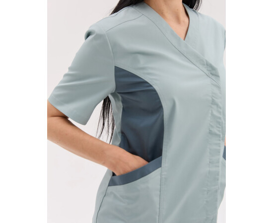 Изображение 4 Медицинский костюм женский Остин светлая мята-нефрит р. 40, "БЕЛЫЙ ХАЛАТ" 583-440-679, Размер: 40, Цвет: светлая мята-нефрит