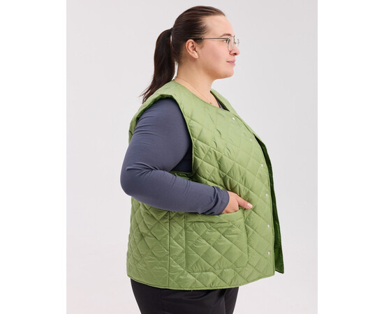 Зображення 2 Медична утеплена жилетка жіноча Осло матча р. 40-42, "БІЛИЙ ХАЛАТ" 521-327-679, Розмір: 40-42, Цвет: матча