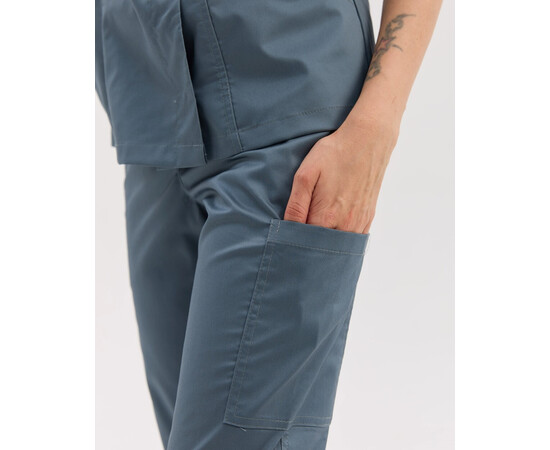 Изображение 9 Женский медицинский костюм Остин нефритовый р. 48, "БЕЛЫЙ ХАЛАТ" 583-486-679, Размер: 48, Цвет: нефритовый