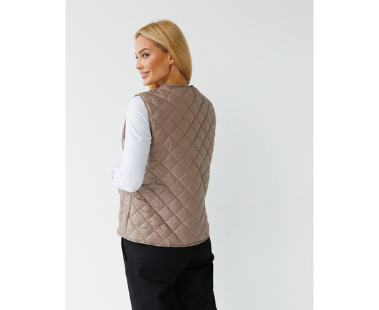 Зображення 3 Медична утеплена жилетка жіноча Осло мокко р. 44-46, "БІЛИЙ ХАЛАТ" 521-421-679, Розмір: 44-46, Цвет: моко