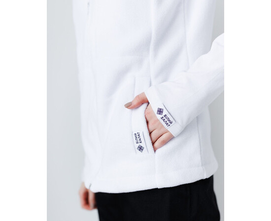 Изображение 4 Медицинская флисовая жилетка Канада белая (унисекс) р. 40-42, "БЕЛЫЙ ХАЛАТ" 368-324-881, Размер: 40-42, Цвет: белый