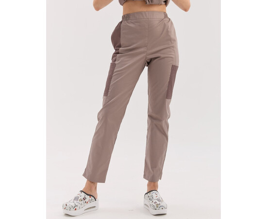 Зображення 5 Медичний костюм жіночий Остін мокко-какао р. 54, "БІЛИЙ ХАЛАТ" 583-537-679, Розмір: 54, Цвет: мокко-какао