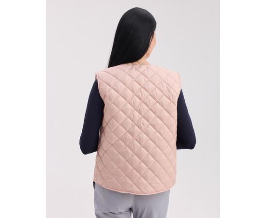 Зображення 4 Медична утеплена жилетка жіноча Осло світло-рожева р. 60-62, "БІЛИЙ ХАЛАТ" 521-414-679, Розмір: 60-62, Цвет: світло рожевий