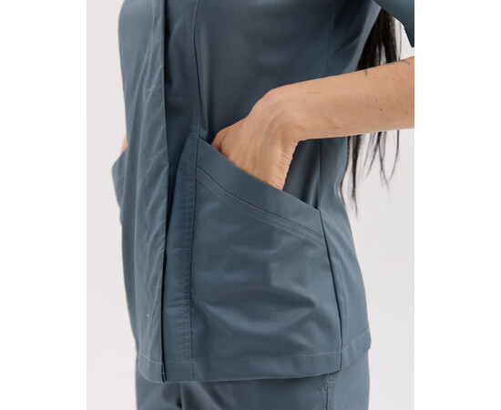 Зображення 6 Медичний костюм жіночий Остін нефритовий р. 46, "БІЛИЙ ХАЛАТ" 583-486-679, Розмір: 46, Цвет: нефритовий