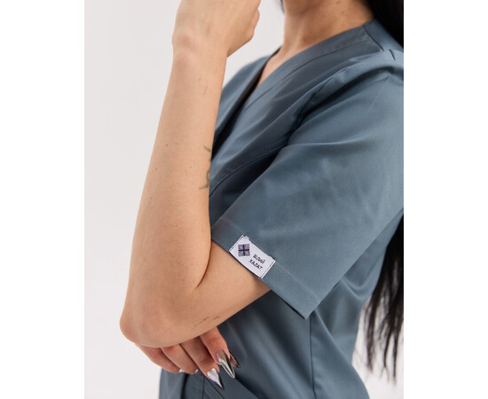 Зображення 5 Медичний костюм жіночий Остін нефритовий р. 46, "БІЛИЙ ХАЛАТ" 583-486-679, Розмір: 46, Цвет: нефритовий