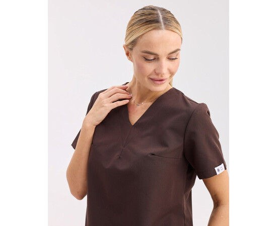 Зображення 4 Медичний костюм жіночий Саванна коричневий р. 52, "БІЛИЙ ХАЛАТ" 582-325-968, Розмір: 52, Цвет: коричневий