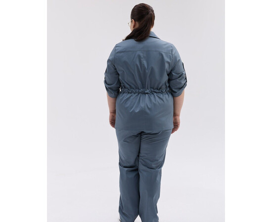 Зображення 4 Медичний костюм жіночий Кейптаун нефритовий +SIZE р. 58, "БІЛИЙ ХАЛАТ" 585-486-679, Розмір: 58, Цвет: нефритовий