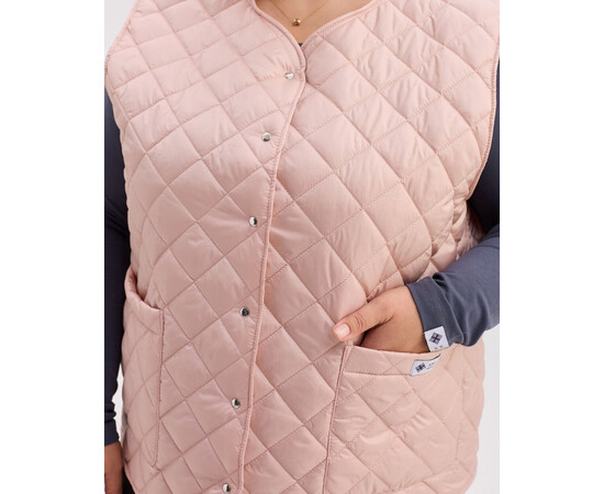 Зображення 6 Медична утеплена жилетка жіноча Осло світло-рожева р. 40-42, "БІЛИЙ ХАЛАТ" 521-414-679, Розмір: 40-42, Цвет: світло рожевий