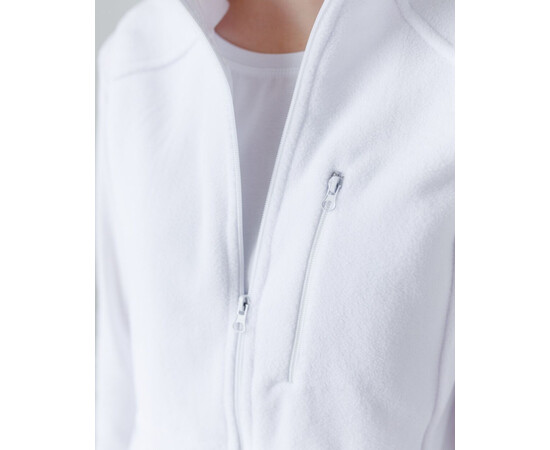 Изображение 3 Медицинская флисовая жилетка Канада белая (унисекс) р. 40-42, "БЕЛЫЙ ХАЛАТ" 368-324-881, Размер: 40-42, Цвет: белый