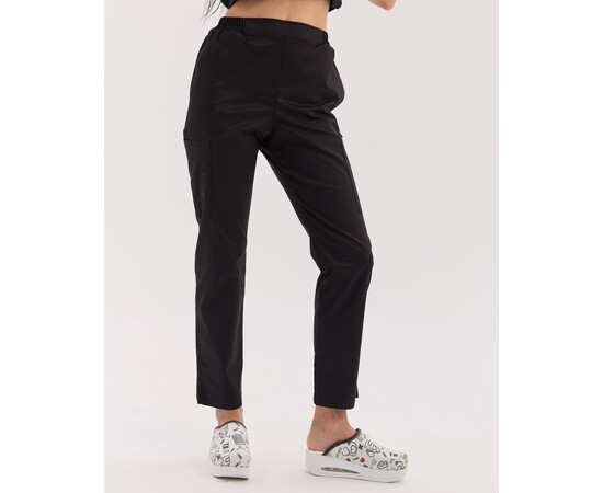 Изображение 7 Женский медицинский костюм Остин черный р. 52, "БЕЛЫЙ ХАЛАТ" 583-321-679, Размер: 52, Цвет: черный