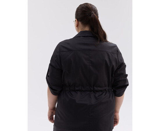 Зображення 5 Медичний костюм жіночий Кейптаун чорний +SIZE р. 68, "БІЛИЙ ХАЛАТ" 585-321-679, Розмір: 68, Цвет: чорний