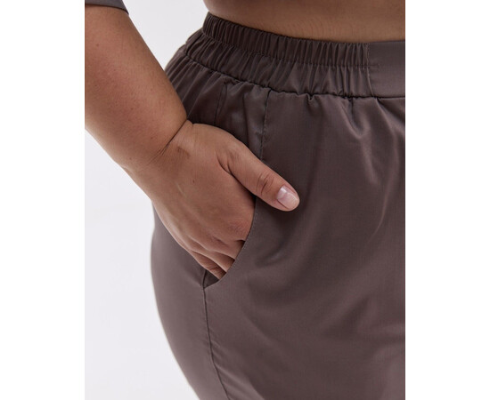 Изображение 3 Женский медицинский костюм Кейптаун какао +SIZE р. 64, "БЕЛЫЙ ХАЛАТ" 585-521-679, Размер: 64, Цвет: какао