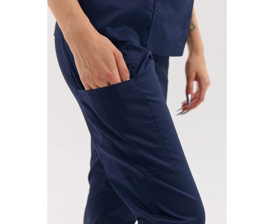 Зображення 9 Медичний костюм жіночий Остін темно-синій р. 52, "БІЛИЙ ХАЛАТ" 583-512-679, Розмір: 52, Цвет: темно синій