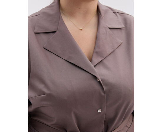 Зображення 8 Медичний костюм жіночий Кейптаун какао +SIZE р. 58, "БІЛИЙ ХАЛАТ" 585-521-679, Розмір: 58, Цвет: какао