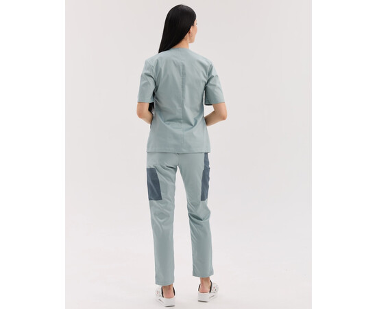 Зображення 2 Медичний костюм жіночий Остін світла м'ята-нефрит р. 50, "БІЛИЙ ХАЛАТ" 583-440-679, Розмір: 50, Цвет: светлая мята-нефрит