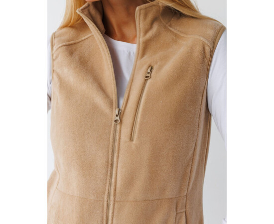 Зображення 3 Медична флісова жилетка Канада бежева (унісекс) р. 40-42, "БІЛИЙ ХАЛАТ" 368-367-842, Розмір: 40-42, Цвет: бежевый