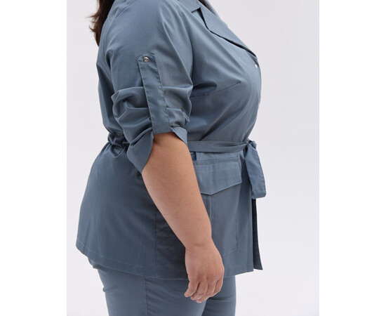 Зображення 6 Медичний костюм жіночий Кейптаун нефритовий +SIZE р. 68, "БІЛИЙ ХАЛАТ" 585-486-679, Розмір: 68, Цвет: нефритовий