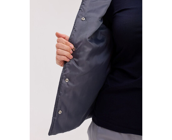 Изображение 6 Медицинская утепленная женская жилетка Осло темно-серая р. 60-62, "БЕЛЫЙ ХАЛАТ" 521-525-679, Размер: 60-62, Цвет: темно-серый