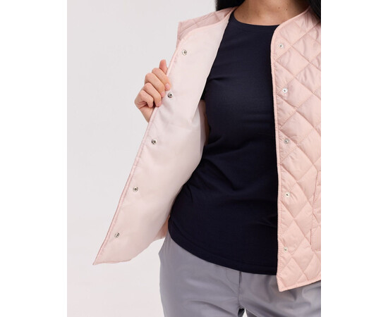 Изображение 5 Медицинская утепленная женская жилетка Осло светло-розовая р. 52-54, "БЕЛЫЙ ХАЛАТ" 521-414-679, Размер: 52-54, Цвет: светло-розовый
