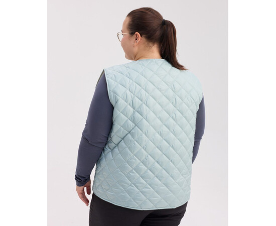 Зображення 5 Медична утеплена жилетка жіноча Осло сіро-блакитна р. 40-42, "БІЛИЙ ХАЛАТ" 521-458-679, Розмір: 40-42, Цвет: сіро-блакитний