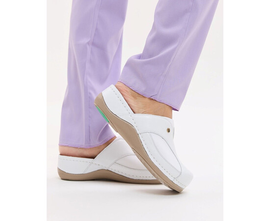 Зображення 3 Взуття медичне сабо анатомічні білі L912 (натуральна шкіра) р. 40, "БІЛИЙ ХАЛАТ" 603-324-723, Розмір: 40, Цвет: білий