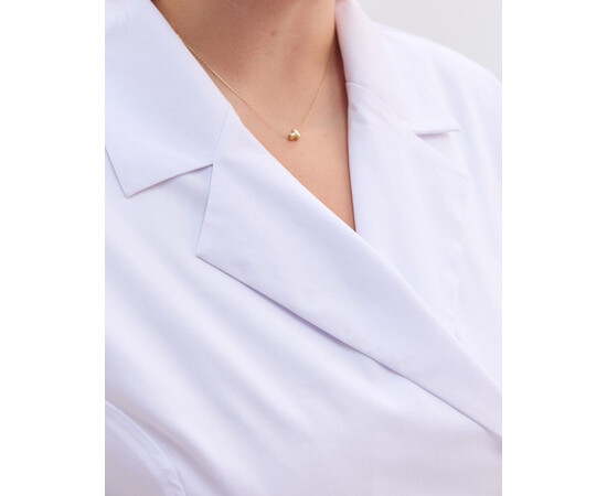 Зображення 5 Медичний халат жіночий Прага білий +SIZE р. 56, "БІЛИЙ ХАЛАТ" 596-324-677, Розмір: 56, Цвет: білий