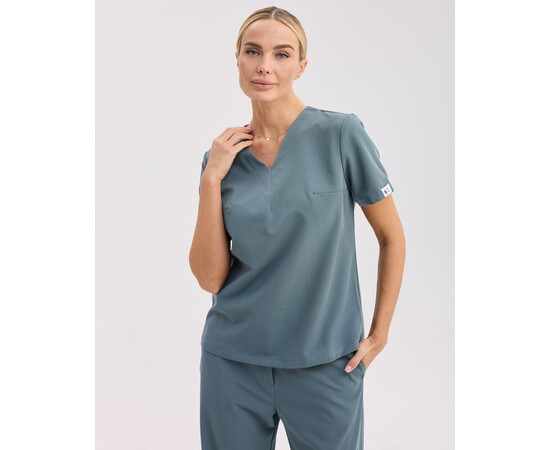 Изображение 4 Медицинский женский костюм Саванна нефритовый р. 54, "БЕЛЫЙ ХАЛАТ" 582-486-881, Размер: 54, Цвет: нефритовый