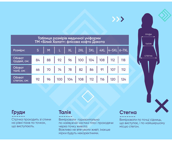 Изображение 7 Медицинская кофта женская флисовая Дакота темно-синяя р. 2XL, "БЕЛЫЙ ХАЛАТ" 406-406-881, Размер: 2XL, Цвет: темно-синий
