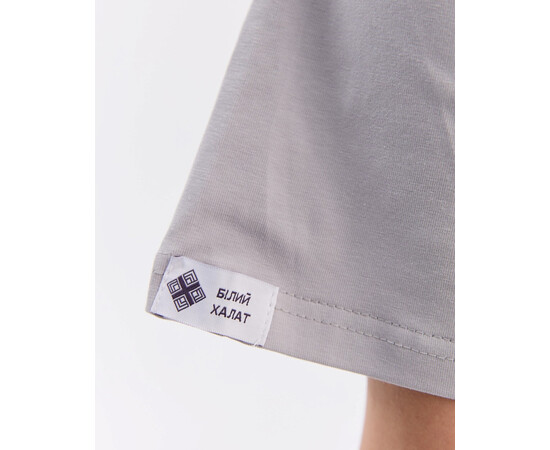 Зображення 4 Медична футболка-реглан жіноча сіра р. L, "БІЛИЙ ХАЛАТ" 348-328-730, Розмір: L, Цвет: сірий