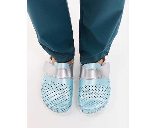 Зображення 3 Взуття медичне сабо анатомічні м'ятні L4251 (натуральна шкіра) р. 36, "БІЛИЙ ХАЛАТ" 603-356-972, Розмір: 36, Цвет: м'ятний