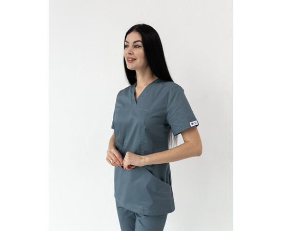 Зображення 3 Медичний хірургічний костюм жіночий Топаз нефритовий NEW р. 54, "БІЛИЙ ХАЛАТ" 488-486-948, Розмір: 54, Цвет: нефритовий