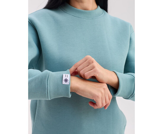 Зображення 2 Медичний утеплений світшот жіночий Онтаріо нефрит р. S, "БІЛИЙ ХАЛАТ" 473-486-730, Розмір: S, Цвет: нефритовий