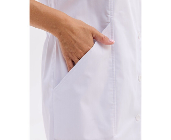 Зображення 6 Медичний халат жіночий Прага білий р. 52, "БІЛИЙ ХАЛАТ" 595-324-677, Розмір: 52, Цвет: білий