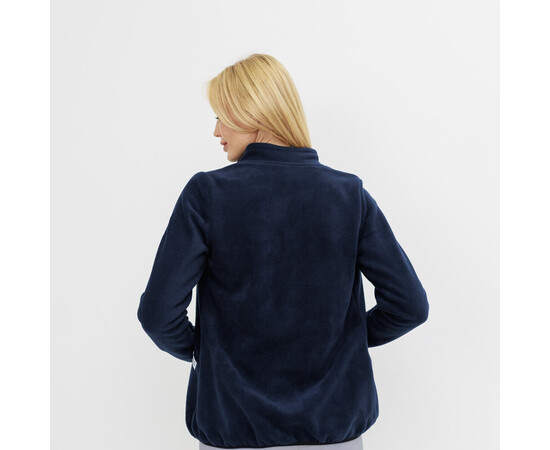 Изображение 2 Медицинская кофта женская флисовая Дакота темно-синяя р. 2XL, "БЕЛЫЙ ХАЛАТ" 406-406-881, Размер: 2XL, Цвет: темно-синий