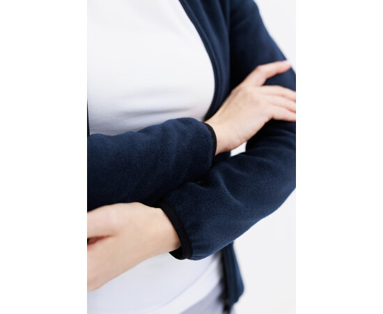 Изображение 5 Медицинская кофта женская флисовая Дакота темно-синяя р. 2XL, "БЕЛЫЙ ХАЛАТ" 406-406-881, Размер: 2XL, Цвет: темно-синий