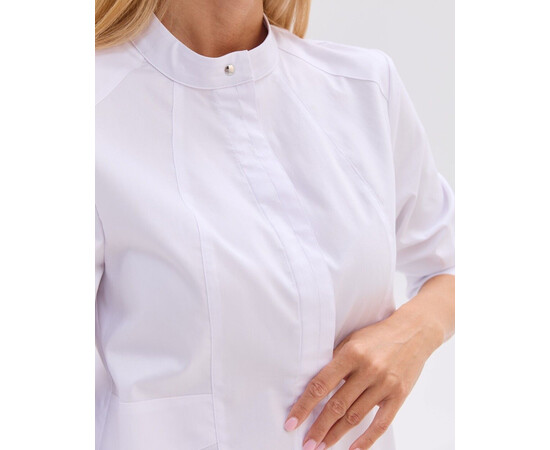 Зображення 6 Медичний халат жіночий Валенсія білий р. 54, "БІЛИЙ ХАЛАТ" 588-510-679, Розмір: 54, Цвет: білий