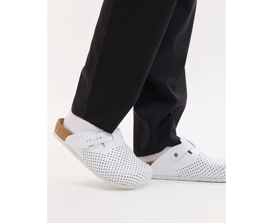 Зображення 3 Взуття медичне сабо анатомічні білі L4700 (натуральна шкіра) р. 37, "БІЛИЙ ХАЛАТ" 603-324-973, Розмір: 37, Цвет: білий